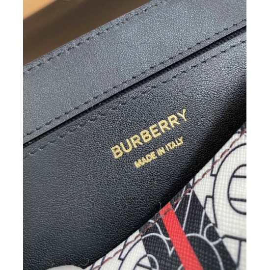 Replica Burberry Monogram Stripe E-canvas Note Crossbody Bag Coffee Replica Burberry Monogram Stripe E-canvas Note Crossbody Bag Coffee