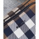 Replica Burberry Check Cotton Crossbody Bag Coffee Fake Burberry Check Cotton Crossbody Bag Coffee Replica