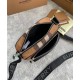 Replica Burberry Check Cotton Crossbody Bag Coffee Fake Burberry Check Cotton Crossbody Bag Coffee Replica