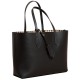 Fake Burberry The Medium Reversible Tote in Haymarket Check and Leather 40496351 Black Replica Replica Burberry The Medium Reversible Tote in Haymarket Check and Leather 40496351 Black
