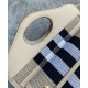 Fake Burberry Mini Check Canvas and Leather Pocket Bag Cream Replica Replica Burberry Mini Check Canvas and Leather Pocket Bag Cream