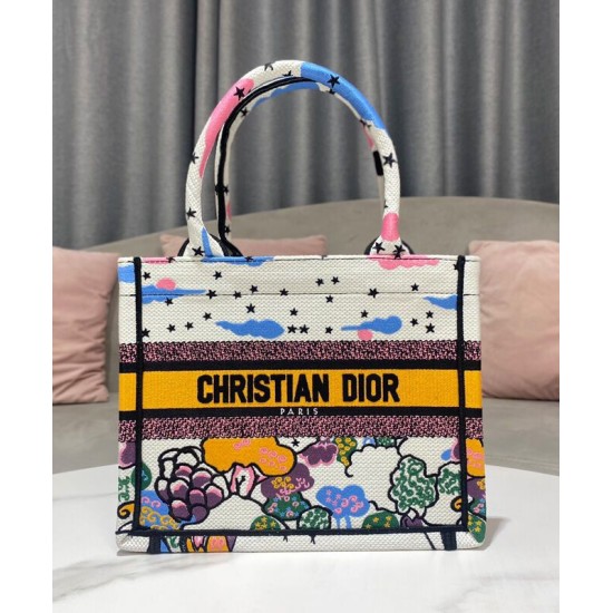 Fake Christian Dior Small Dior Book Tote Yellow Replica Replica Christian Dior Small Dior Book Tote Yellow