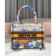 Fake Christian Dior Small Dior Book Tote Yellow Replica Replica Christian Dior Small Dior Book Tote Yellow