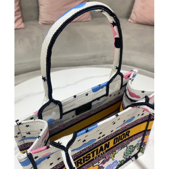 Fake Christian Dior Small Dior Book Tote Yellow Replica Replica Christian Dior Small Dior Book Tote Yellow