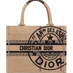 Fake Christian Dior Small Book Tote Apricot Replica