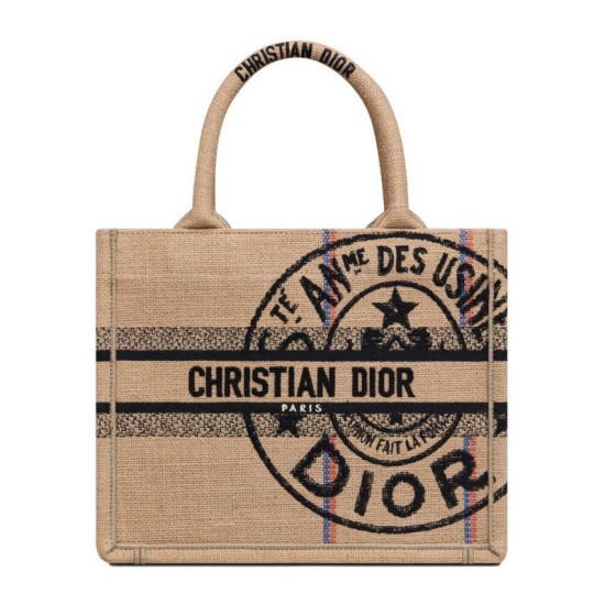 Fake Christian Dior Small Book Tote Apricot Replica Fake Christian Dior Small Book Tote Apricot Replica