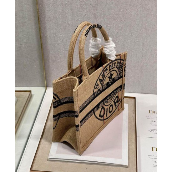 Fake Christian Dior Small Book Tote Apricot Replica Fake Christian Dior Small Book Tote Apricot Replica