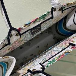 Replica Christian Dior Medium Dior Book Tote White