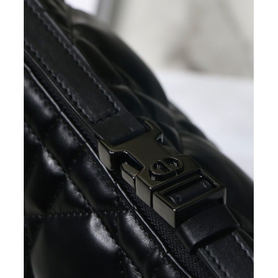 Replica Christian Dior Medium DiorTravel Nomad Pouch Black Replica Christian Dior Medium DiorTravel Nomad Pouch Black