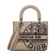 Fake Christian Dior Medium Lady d-Lite Bag Apricot Replica Replica Christian Dior Medium Lady d-Lite Bag Apricot