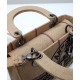 Fake Christian Dior Medium Lady d-Lite Bag Apricot Replica Replica Christian Dior Medium Lady d-Lite Bag Apricot