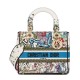 Replica Christian Dior Medium Lady D-Lite Bag Cream Replica Christian Dior Medium Lady D-Lite Bag Cream