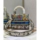 Replica Christian Dior Medium Lady D-Lite Bag Cream Replica Christian Dior Medium Lady D-Lite Bag Cream