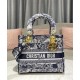Replica Christian Dior Medium Lady D-Lite Bag Dark Blue Replica Christian Dior Medium Lady D-Lite Bag Dark Blue