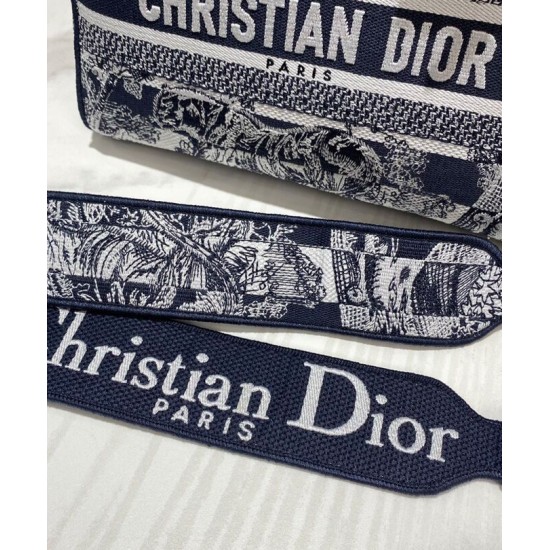 Replica Christian Dior Medium Lady D-Lite Bag Dark Blue Replica Christian Dior Medium Lady D-Lite Bag Dark Blue