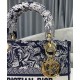 Fake Christian Dior Medium Lady D-Lite Bag Dark Blue Replica Fake Christian Dior Medium Lady D-Lite Bag Dark Blue Replica