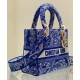 Fake Christian Dior Medium Lady d-Lite Bag Dark Blue Replica Replica Christian Dior Medium Lady d-Lite Bag Dark Blue