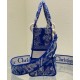 Fake Christian Dior Medium Lady d-Lite Bag Dark Blue Replica Replica Christian Dior Medium Lady d-Lite Bag Dark Blue