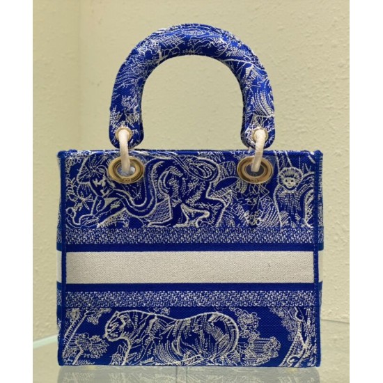 Fake Christian Dior Medium Lady d-Lite Bag Dark Blue Replica Replica Christian Dior Medium Lady d-Lite Bag Dark Blue