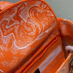 Replica Christian Dior Medium Lady d-Lite Bag Orange
