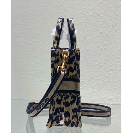 Replica Christian Dior Mini Dior Book Tote Phone Bag Coffee