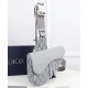 Replica Christian Dior Saddle Bag Gray Fake Christian Dior Saddle Bag Gray Replica