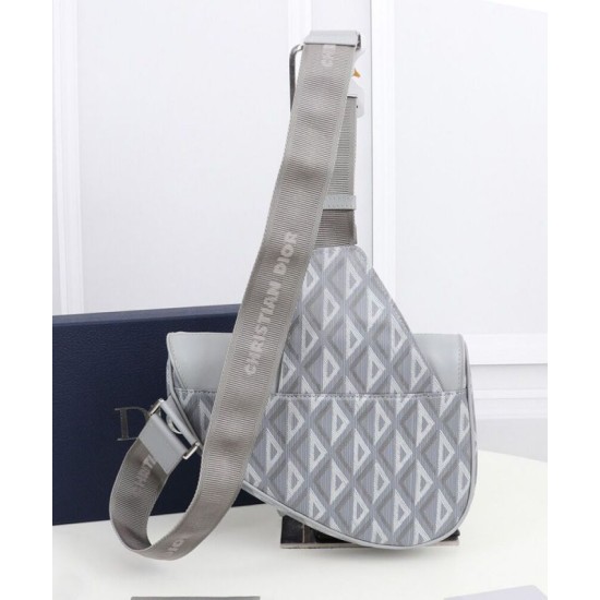 Replica Christian Dior Saddle Bag Gray Fake Christian Dior Saddle Bag Gray Replica