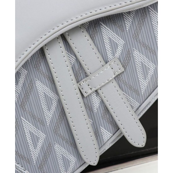 Replica Christian Dior Saddle Bag Gray Fake Christian Dior Saddle Bag Gray Replica