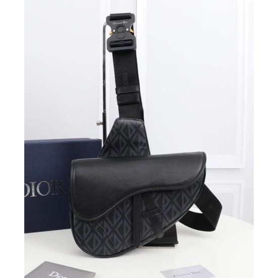 Replica Christian Dior Saddle Bag Black Fake Christian Dior Saddle Bag Black Replica