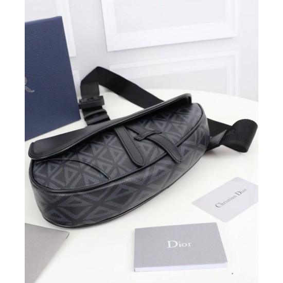 Replica Christian Dior Saddle Bag Black Fake Christian Dior Saddle Bag Black Replica