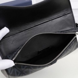 Fake Christian Dior Saddle Bag Black Replica