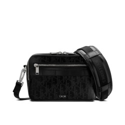Replica Christian Dior Safari Messenger Bag Black