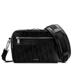 Replica Christian Dior Safari Messenger Bag Black