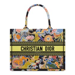 Replica Christian Dior Medium Dior Book Tote Yellow