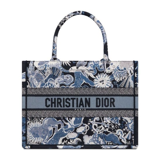 Fake Christian Dior Medium Dior Book Tote Dark Blue Replica Fake Christian Dior Medium Dior Book Tote Dark Blue Replica