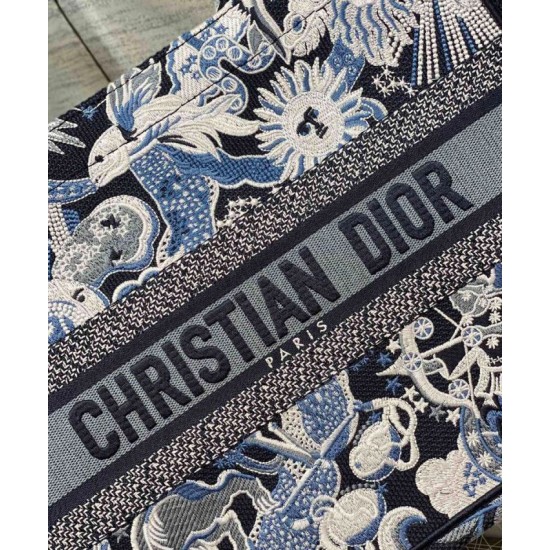 Fake Christian Dior Medium Dior Book Tote Dark Blue Replica Fake Christian Dior Medium Dior Book Tote Dark Blue Replica