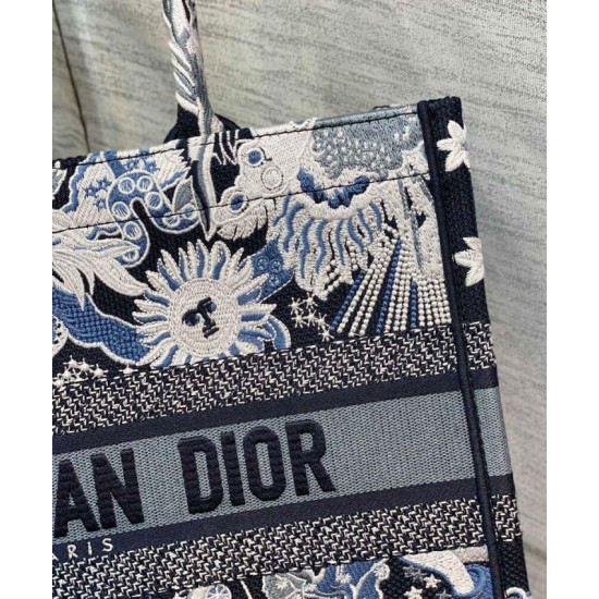 Fake Christian Dior Medium Dior Book Tote Dark Blue Replica Fake Christian Dior Medium Dior Book Tote Dark Blue Replica