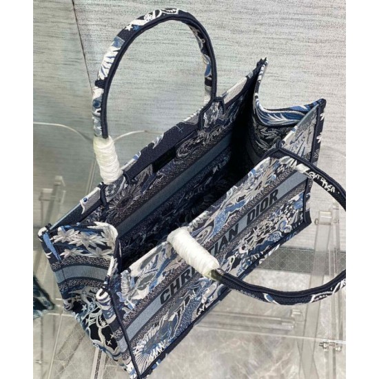 Fake Christian Dior Medium Dior Book Tote Dark Blue Replica Fake Christian Dior Medium Dior Book Tote Dark Blue Replica