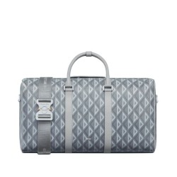 Replica Christian Dior Lingot 50 Duffle Bag Gray