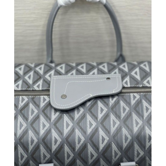 Fake Christian Dior Lingot 50 Duffle Bag Gray Replica Replica Christian Dior Lingot 50 Duffle Bag Gray