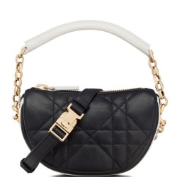 Replica Christian Dior Micro Dior Vibe Hobo Bag Black