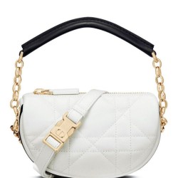 Fake Christian Dior Micro Dior Vibe Hobo Bag Cream Replica