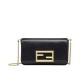 Replica Wallet On Chain With Pouches Black Replica Wallet On Chain With Pouches Black