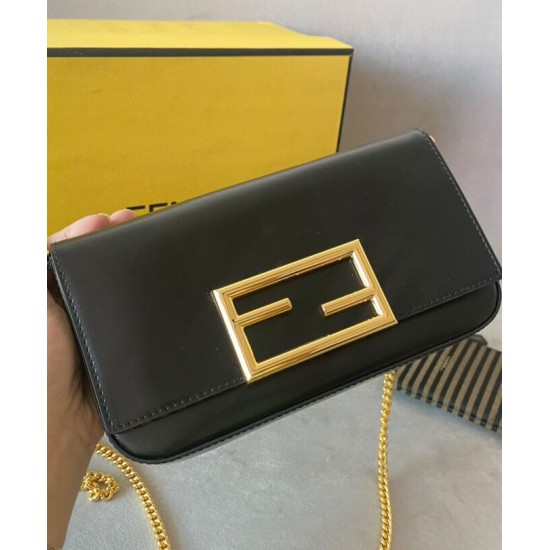 Replica Wallet On Chain With Pouches Black Replica Wallet On Chain With Pouches Black