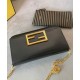 Replica Wallet On Chain With Pouches Black Replica Wallet On Chain With Pouches Black