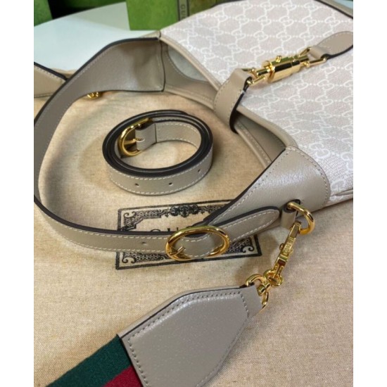 Fake Gucci Jackie 1961 Small GG Shoulder Bag Cream Replica Fake Gucci Jackie 1961 Small GG Shoulder Bag Cream Replica
