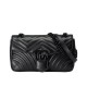 Replica Gucci GG Marmont Small Shoulder Bag Black