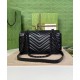 Replica Gucci GG Marmont Small Shoulder Bag Black