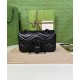 Fake Gucci GG Marmont Quilted Mini Bag Black Replica