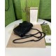 Fake Gucci GG Marmont Quilted Mini Bag Black Replica